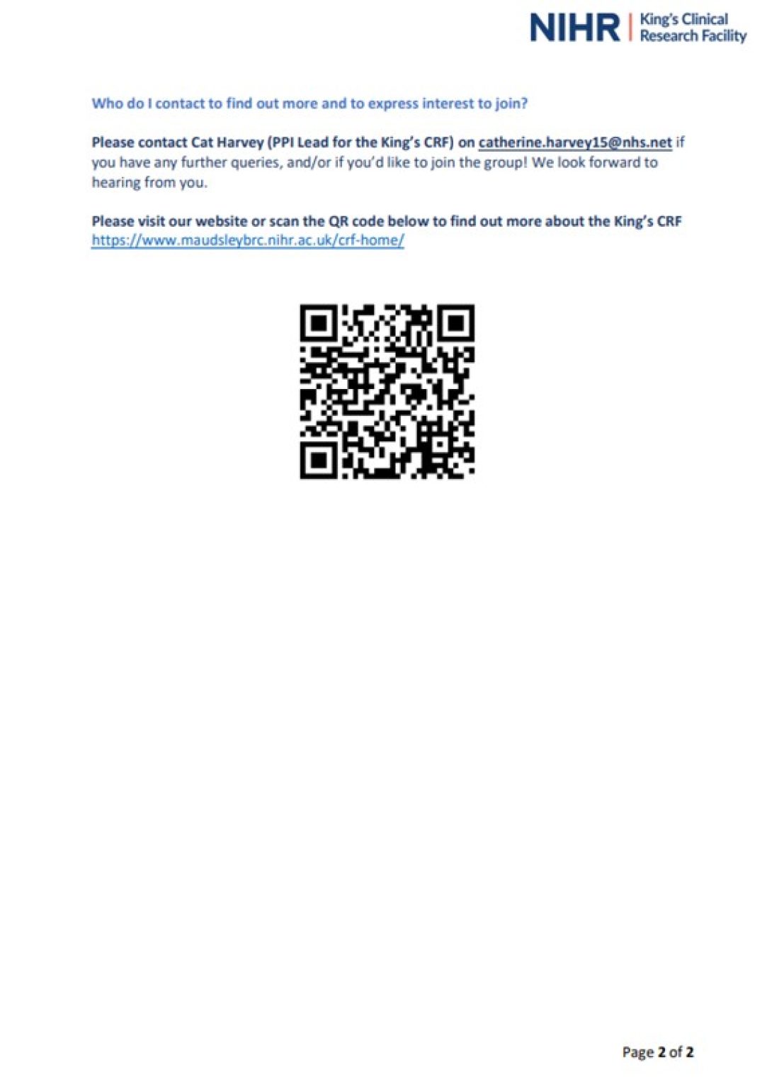 People in Research Advert - page 2